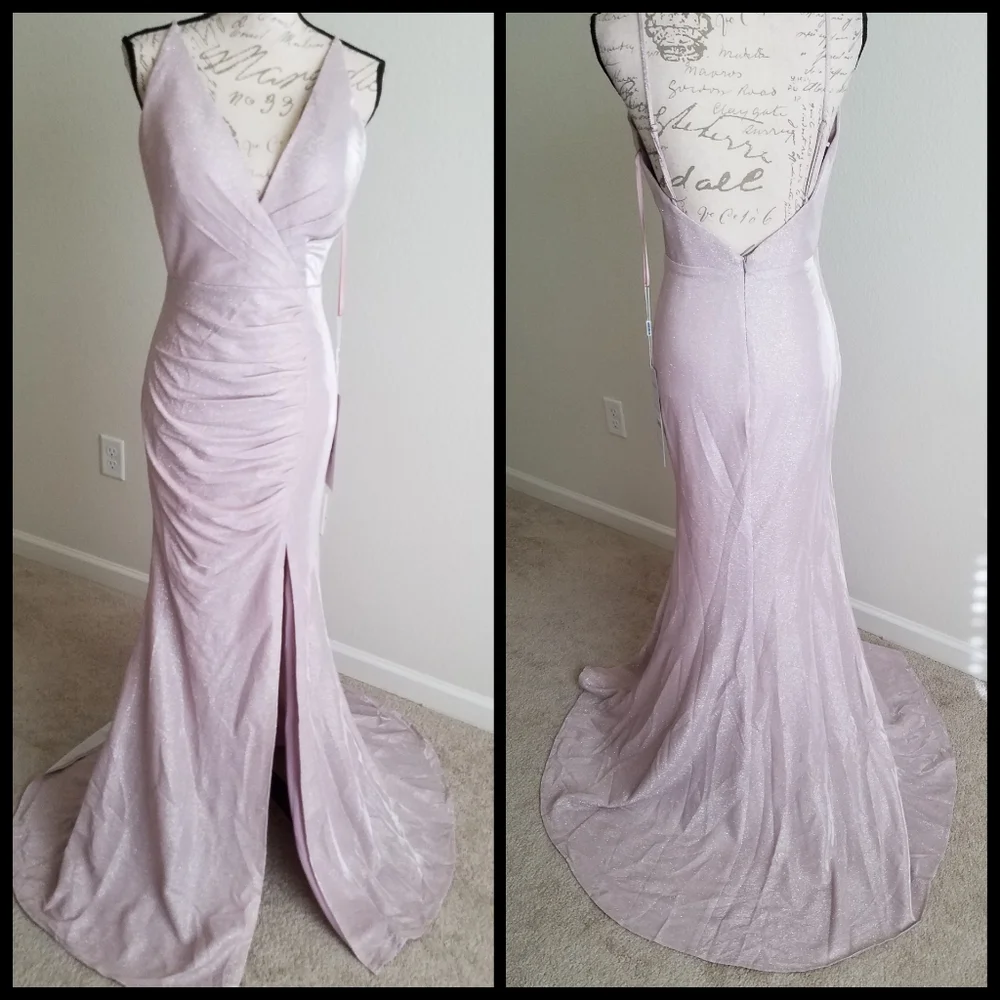 Sparkly formal dress sz 8 - Picture 2 of 2